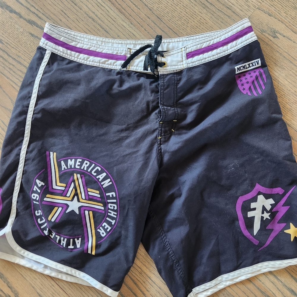 American Fighter Swim Trunks Board Shorts